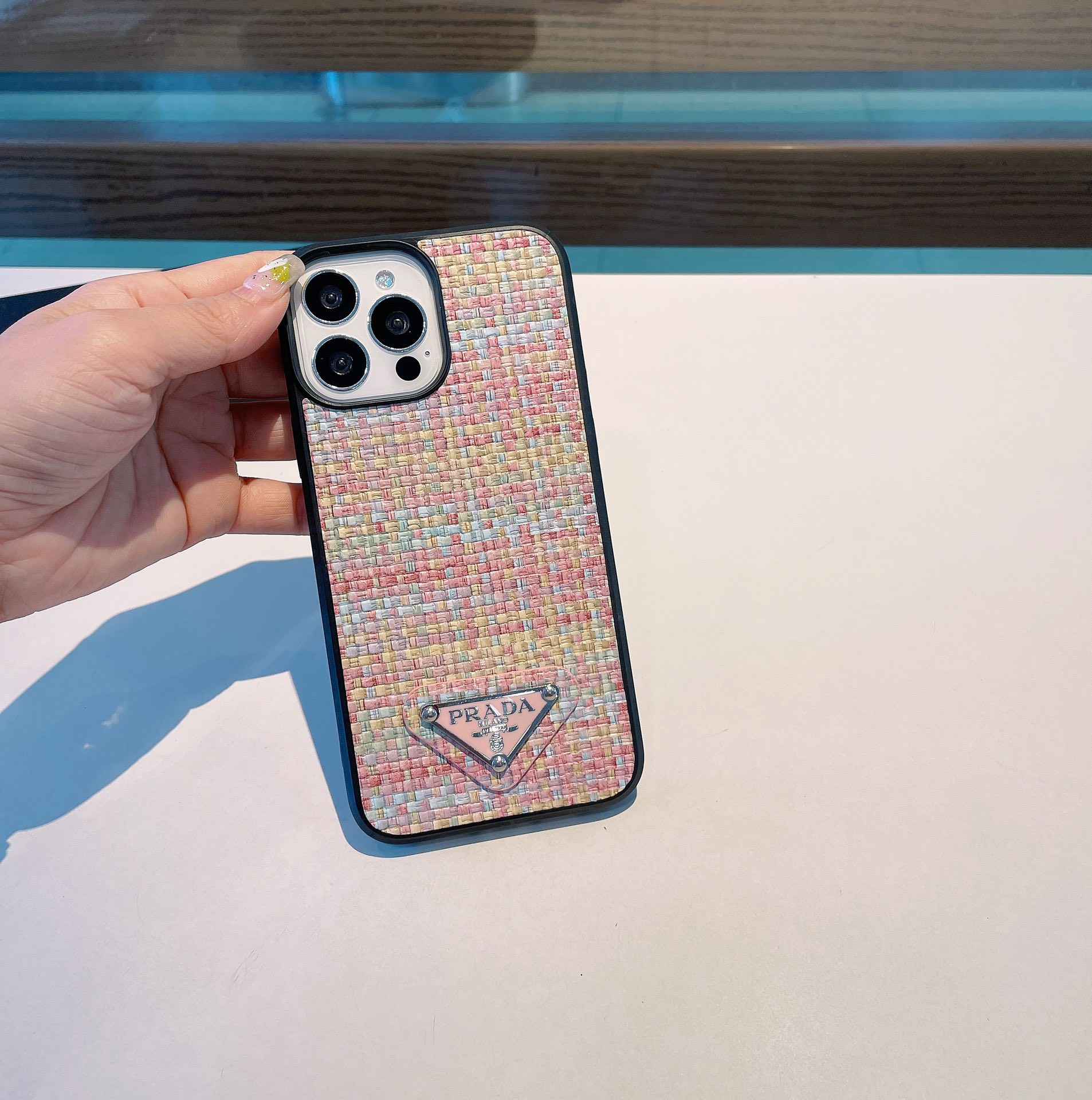 【スマホケース】PRADA 携帯カバー   -2色