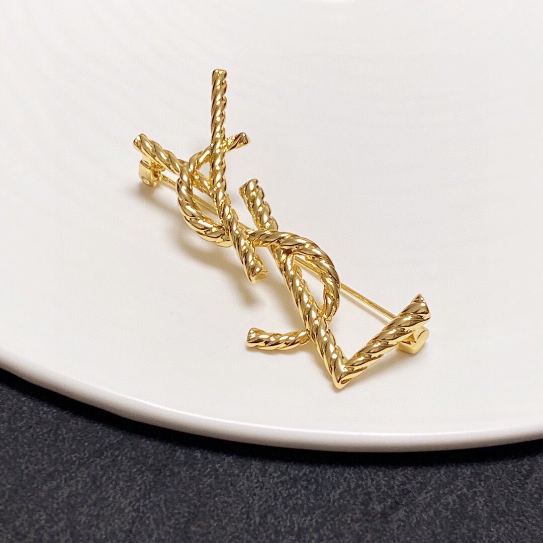 【ブローチ】★SAINT LAURENT★