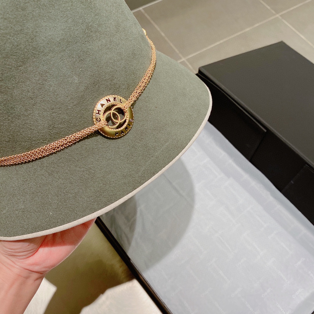 【キャップ 】CHANEL  頭周57CM  -3色