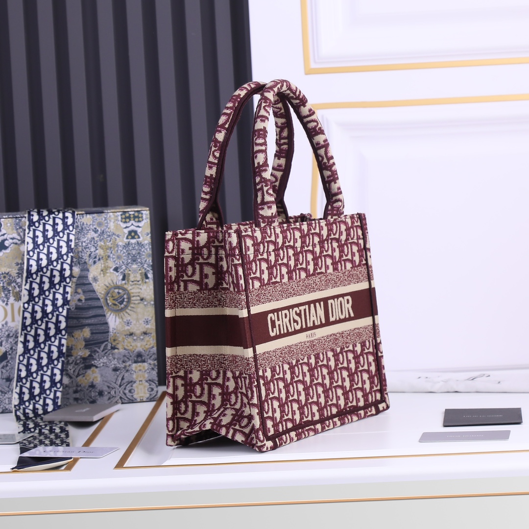 【DIOR】BOOK TOTE  -26.5x21x14CM -36x20x15cm-4色