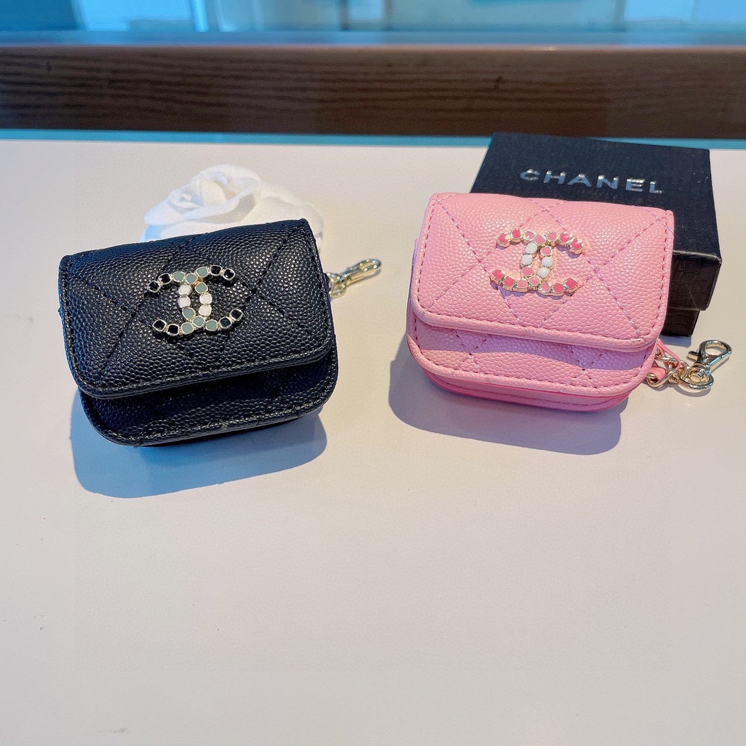 【スマホケース】CHANEL  イヤホン バッグ   -2色