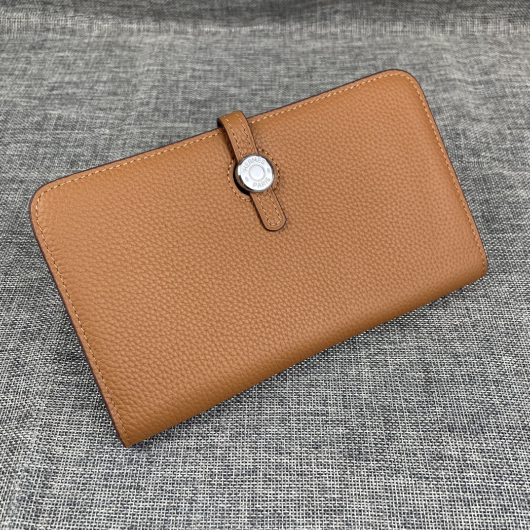 【Hermes 】二つ折り財布  20.1cm*12.5cm -6色