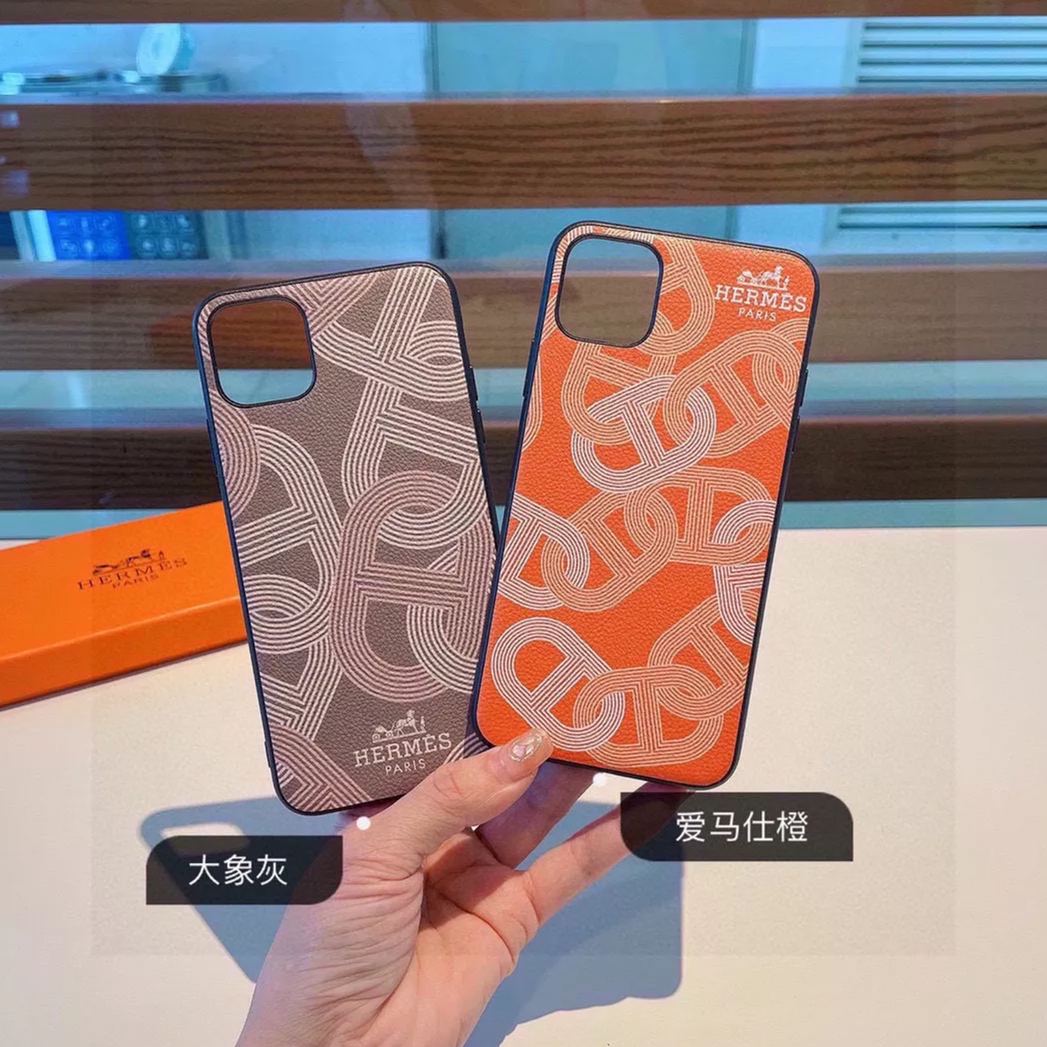 【スマホケース】Hermes 携帯カバー   -2色