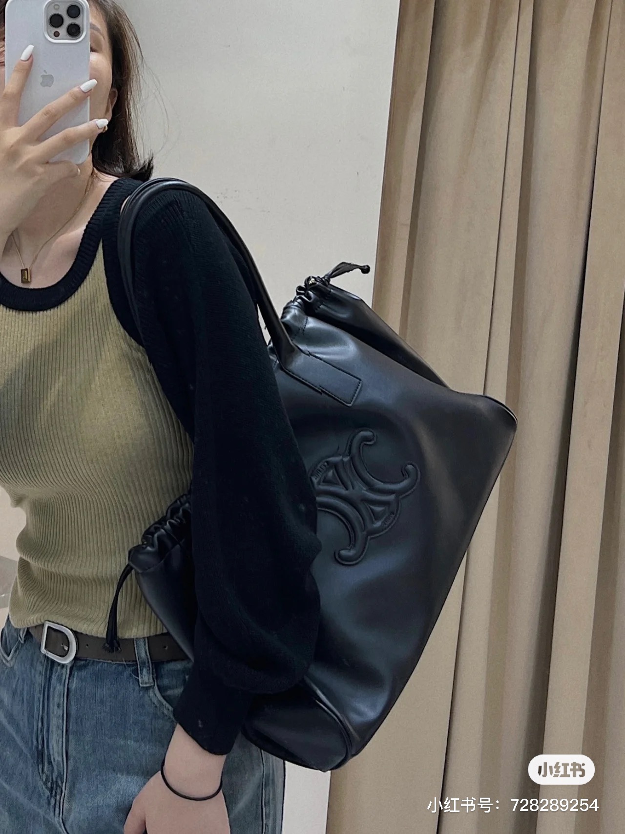 人気商品  CELINE  CABAS TRIOMPHE  44 X 28 X 18cm-全2色