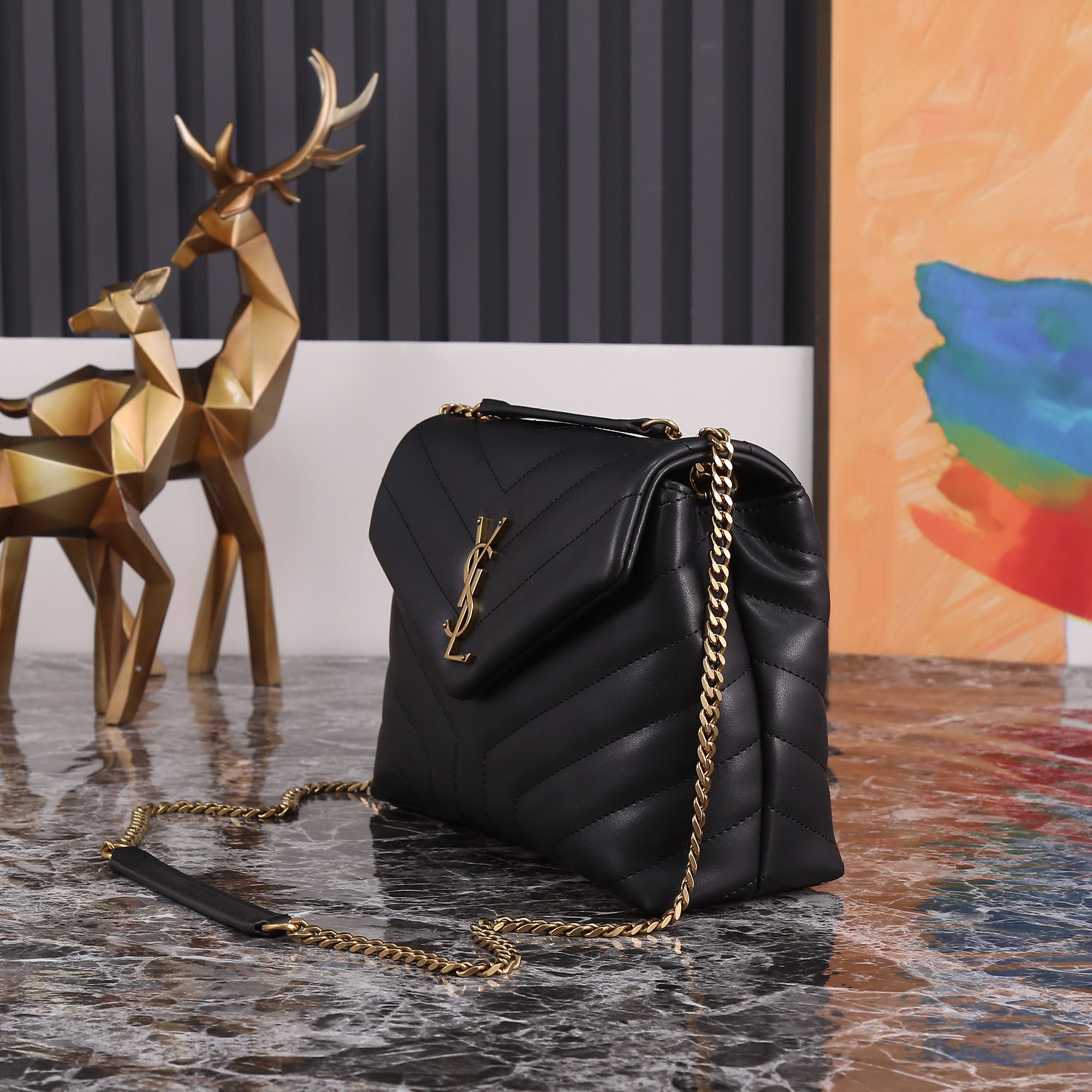 【SAINT LAURENT】  サイズ: 24x15x5cm