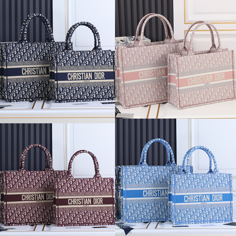 【DIOR】BOOK TOTE  -26.5x21x14CM -36x20x15cm-4色