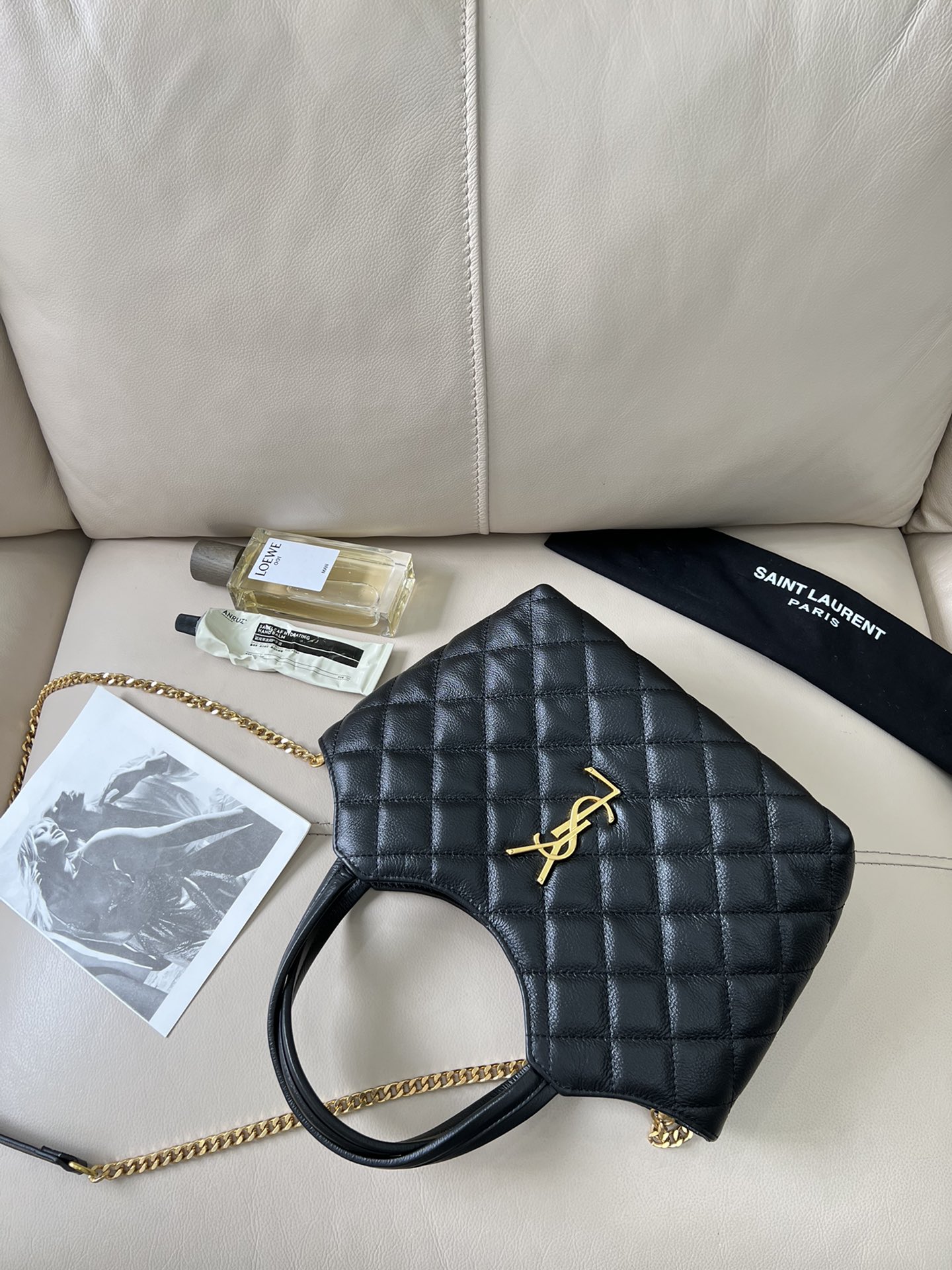 【SAINT LAURENT】  ICARE サイズ: 24×18×6cm