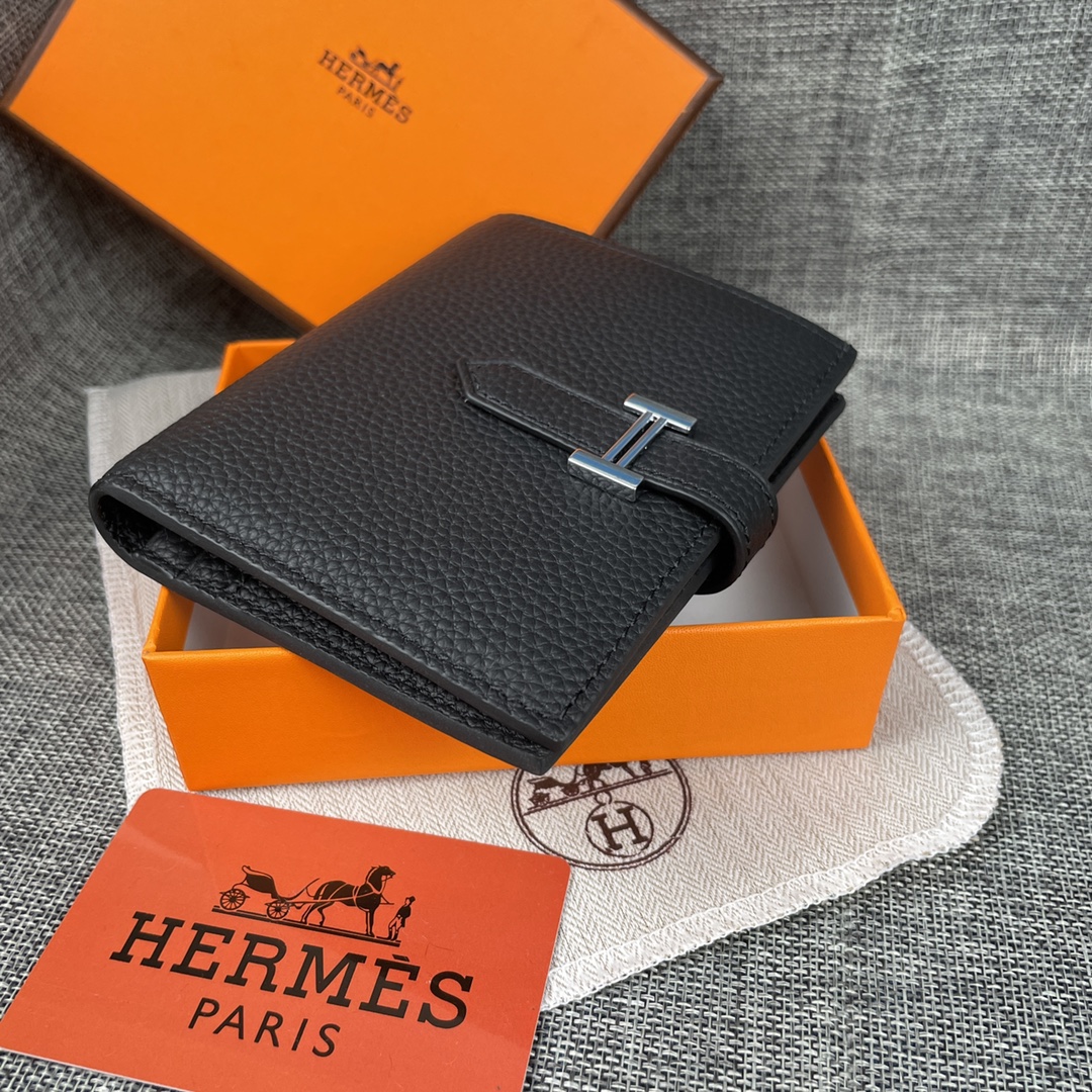 【Hermes 】二つ折り財布  10*12CM  -6色