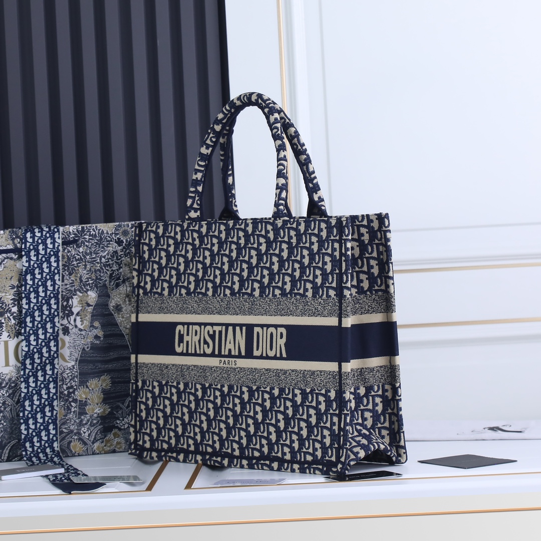 【DIOR】BOOK TOTE  -26.5x21x14CM -36x20x15cm-4色