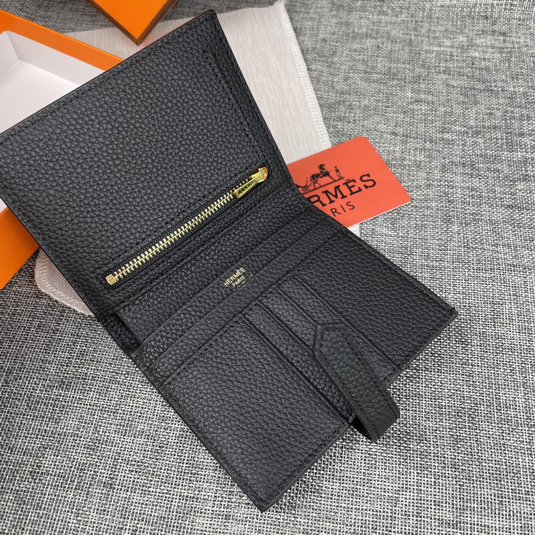【Hermes 】二つ折り財布  10*12CM  -6色