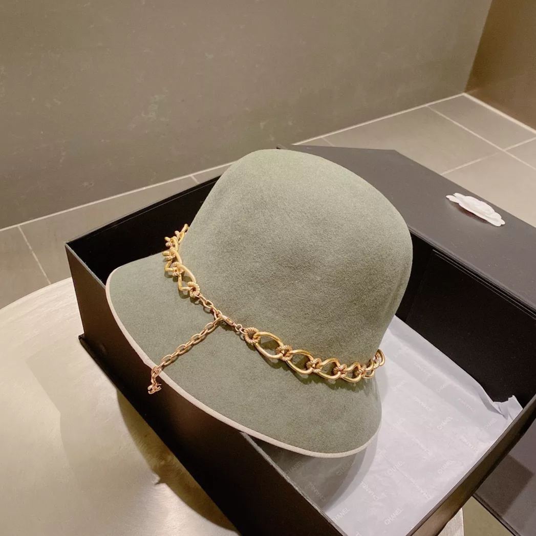 【キャップ 】CHANEL  頭周57CM  -3色