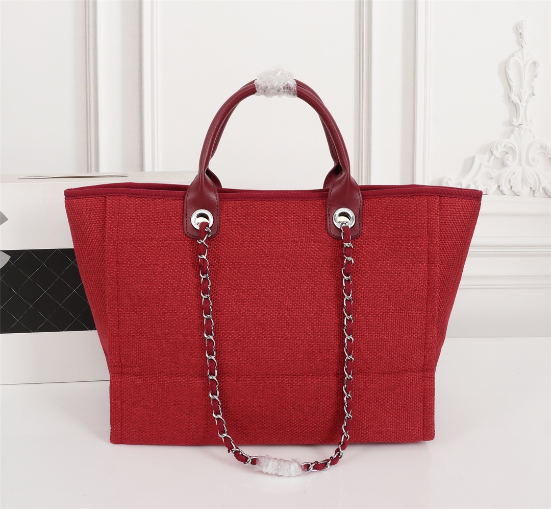 【シャネル】TOTE 38x30x12cm -12色
