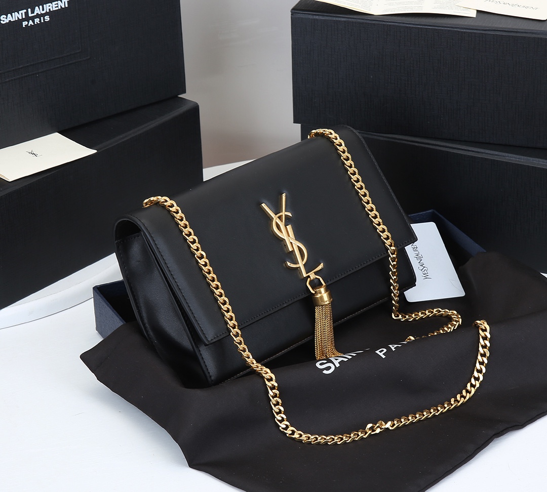 【SAINT LAURENT】  サイズ: 24x14x5cm -2色