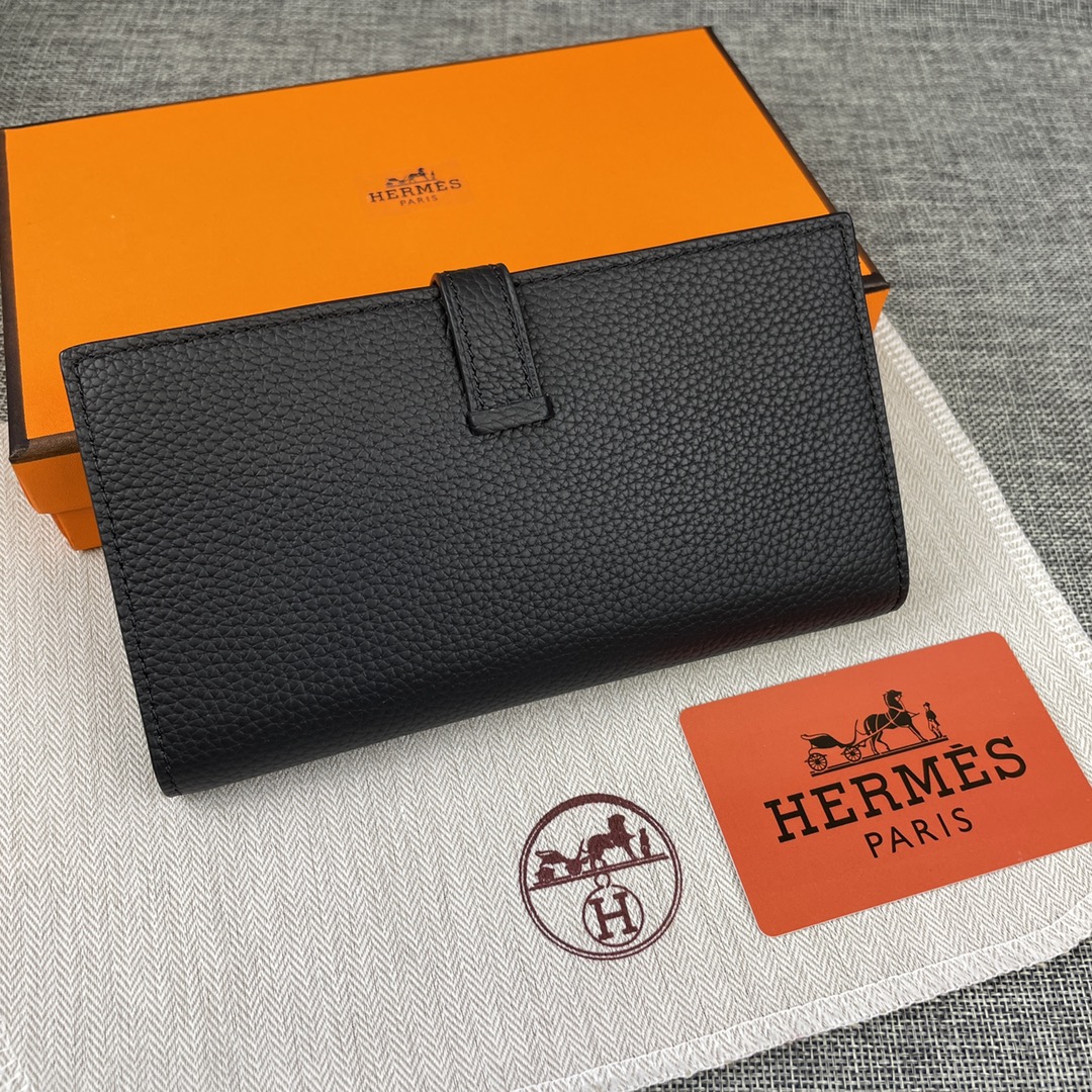 【Hermes 】二つ折り財布  9X17.5 CM -6色