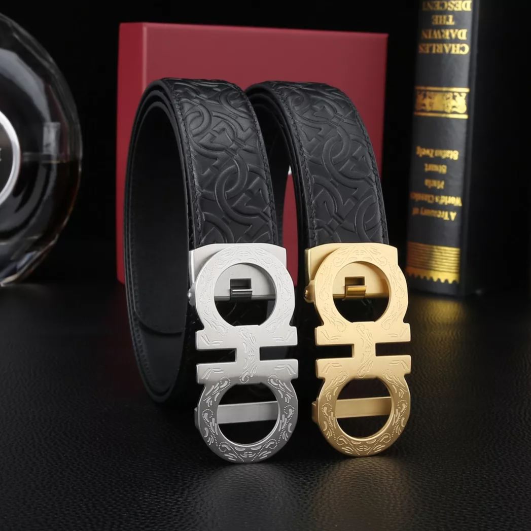 【Ferragamo】  幅：3.5CM 長：105-125CM  -2色