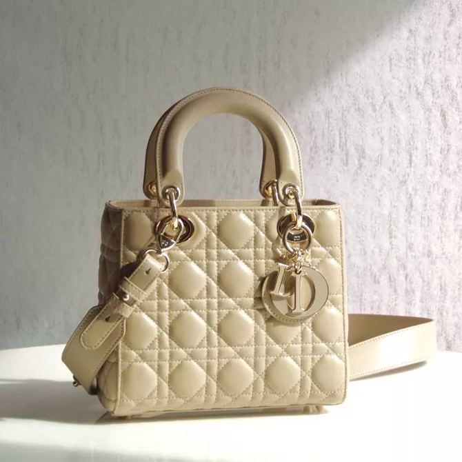 【DIOR】My Lady Dior  20x16.5x8cm -4色