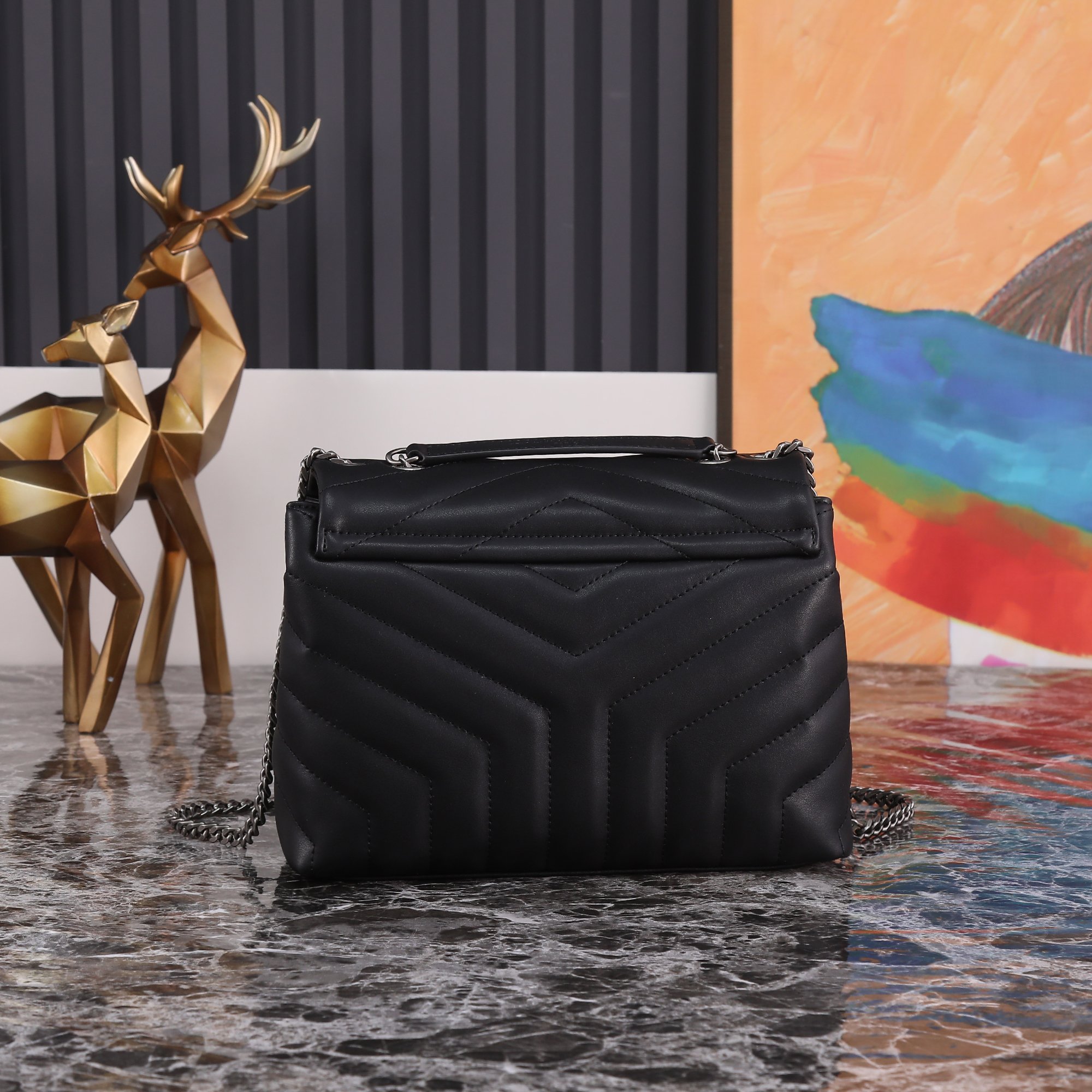 【SAINT LAURENT】  サイズ: 24x15x5cm