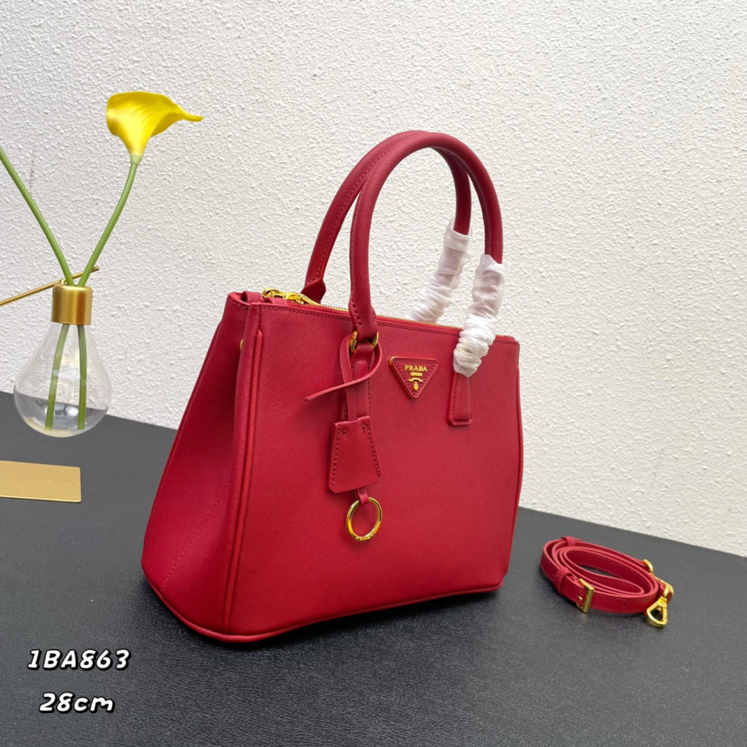 【PRADA】 Galleria    サイズ: 28-19.5-12cm -6色