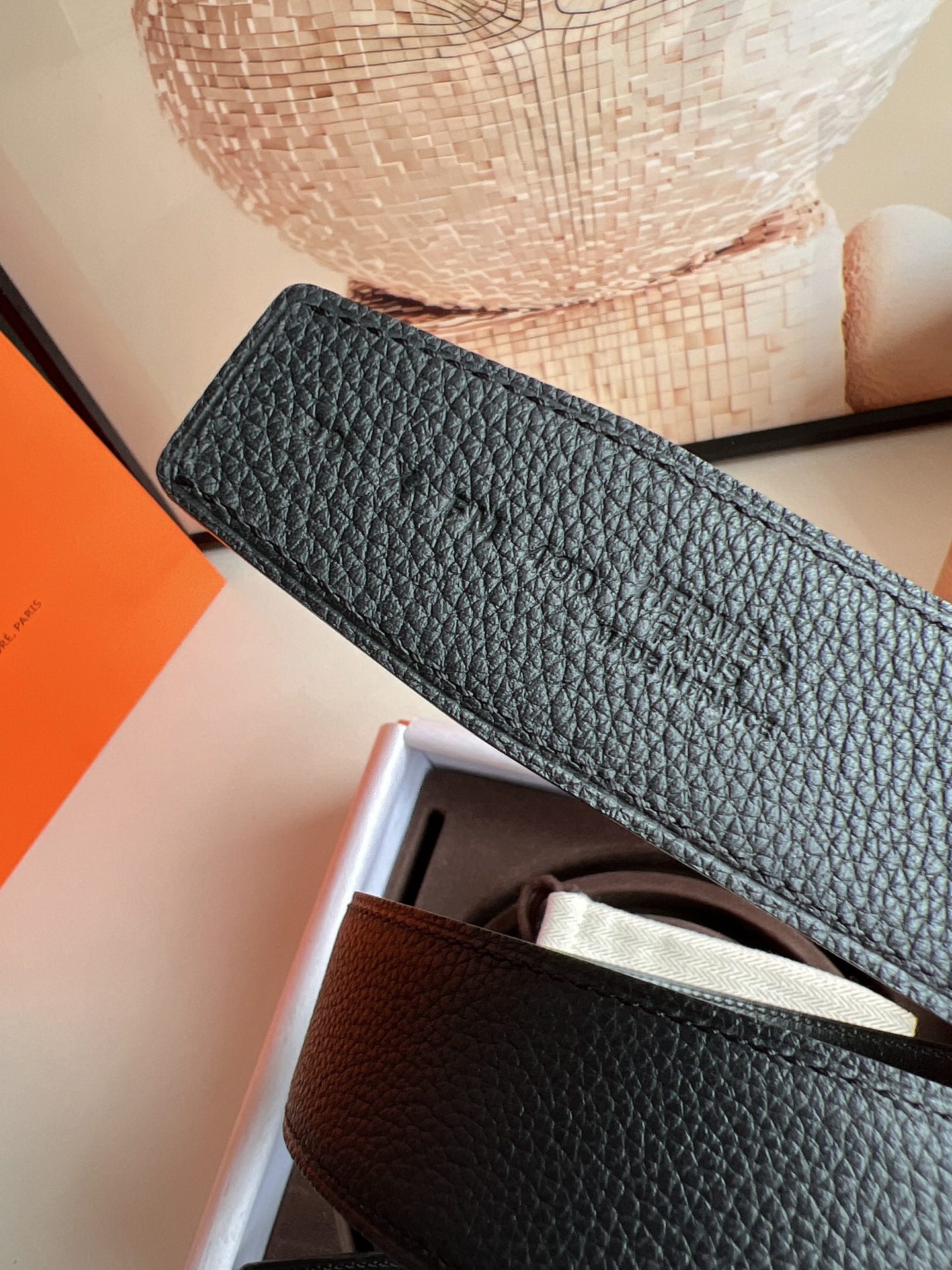 【Hermès】 メンズ  幅：3.8CM 長：105-125CM  -3色