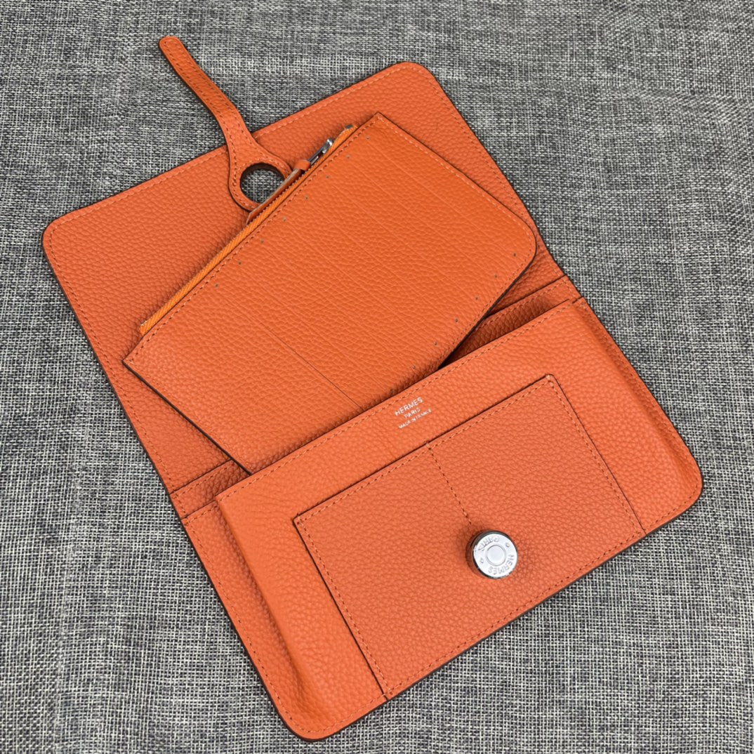 【Hermes 】二つ折り財布  20.1cm*12.5cm -6色