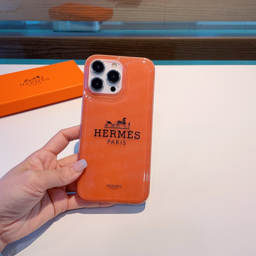 【スマホケース】HERMES 携帯カバー