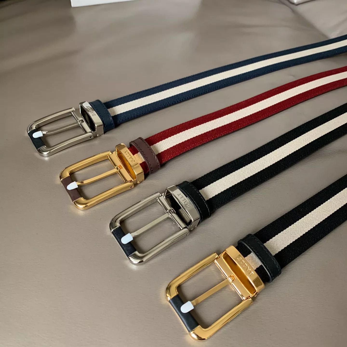 【BALLY】 メンズ  幅：3.5CM 長：105-125CM  -4色