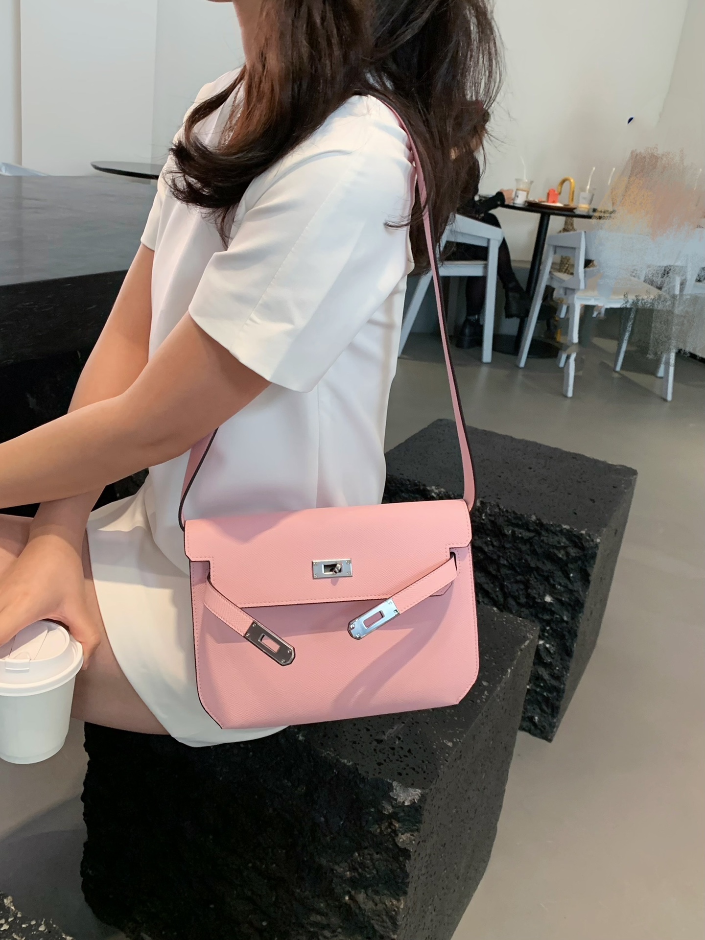 【Hermes 】kelly depeches 25 epsom  25*19*4 CM -8色