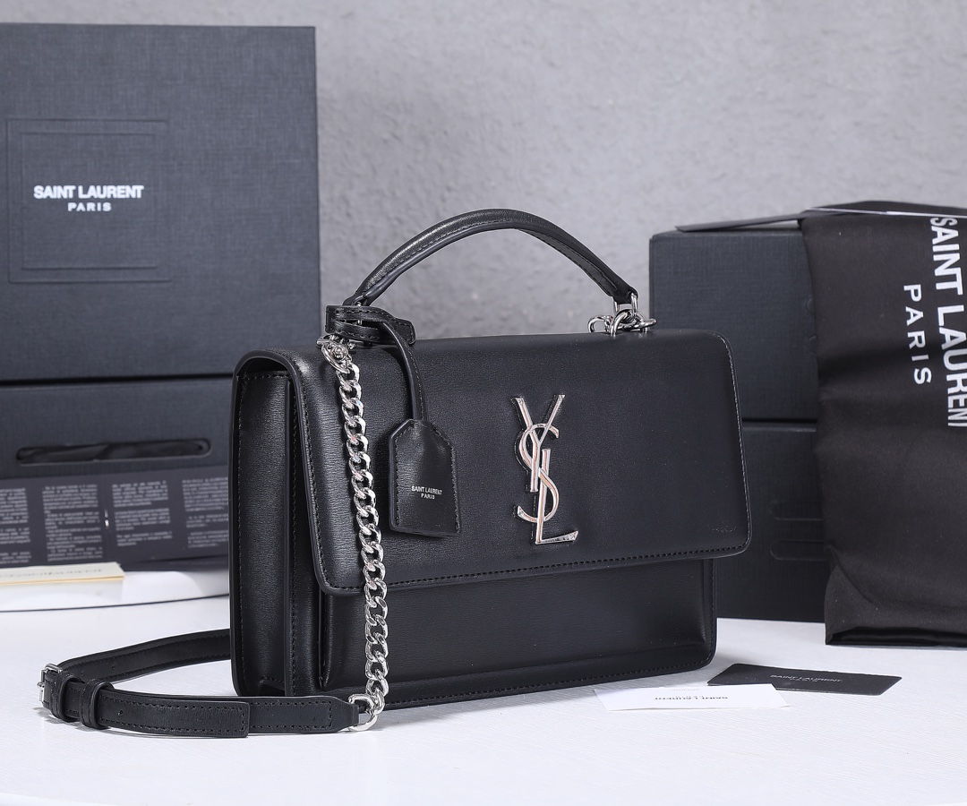 【SAINT LAURENT】  SUNSET サイズ: 25x18x5cm -3色
