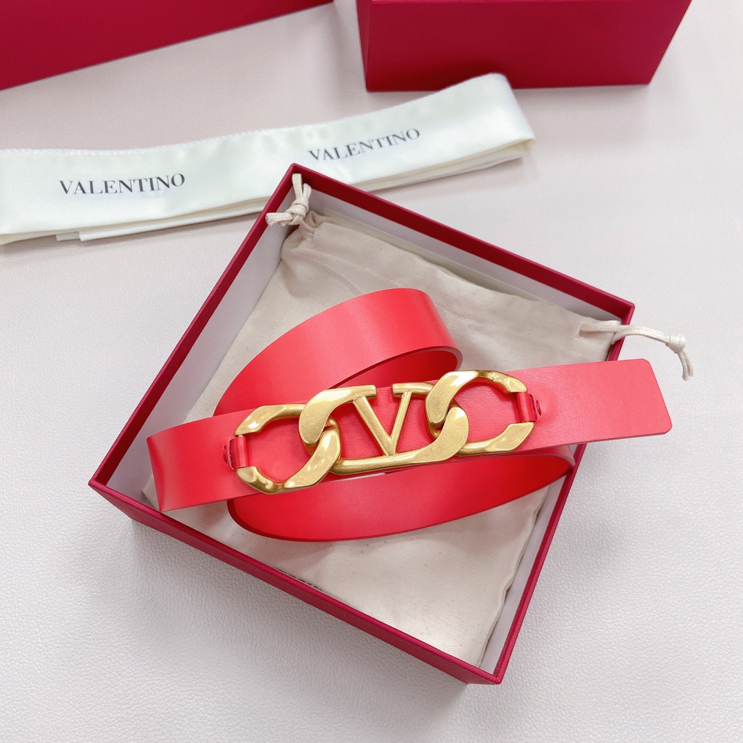 【Valentino】 レディース  幅：2.0CM 3.0CM  長：95-115CM  -3色