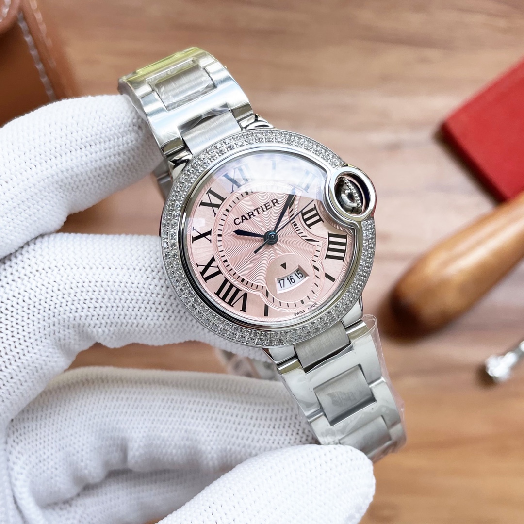 【Cartier】 レディース  33MM -3色