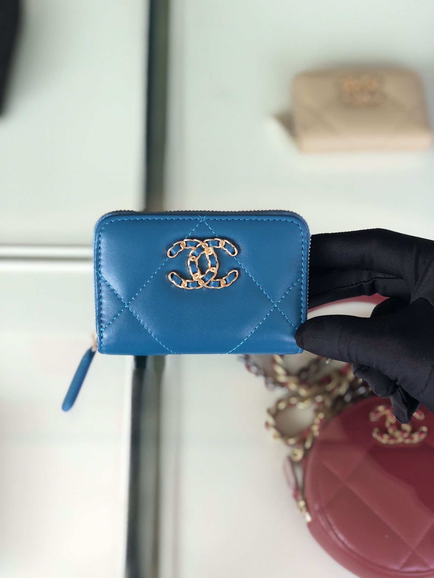 【CHANEL】小銭入れ  11*9.5*1.5cm -6色