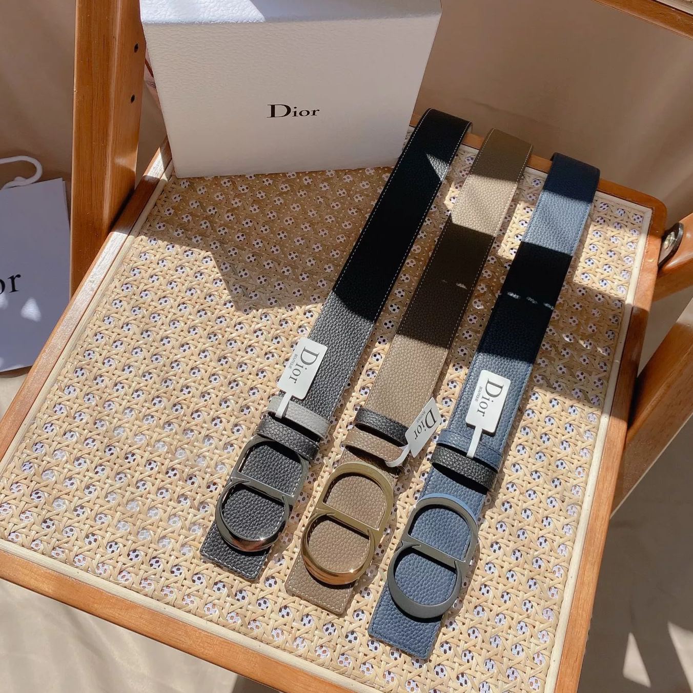【DIOR】 メンズ  幅：4.0CM 長：105-125CM  -3色