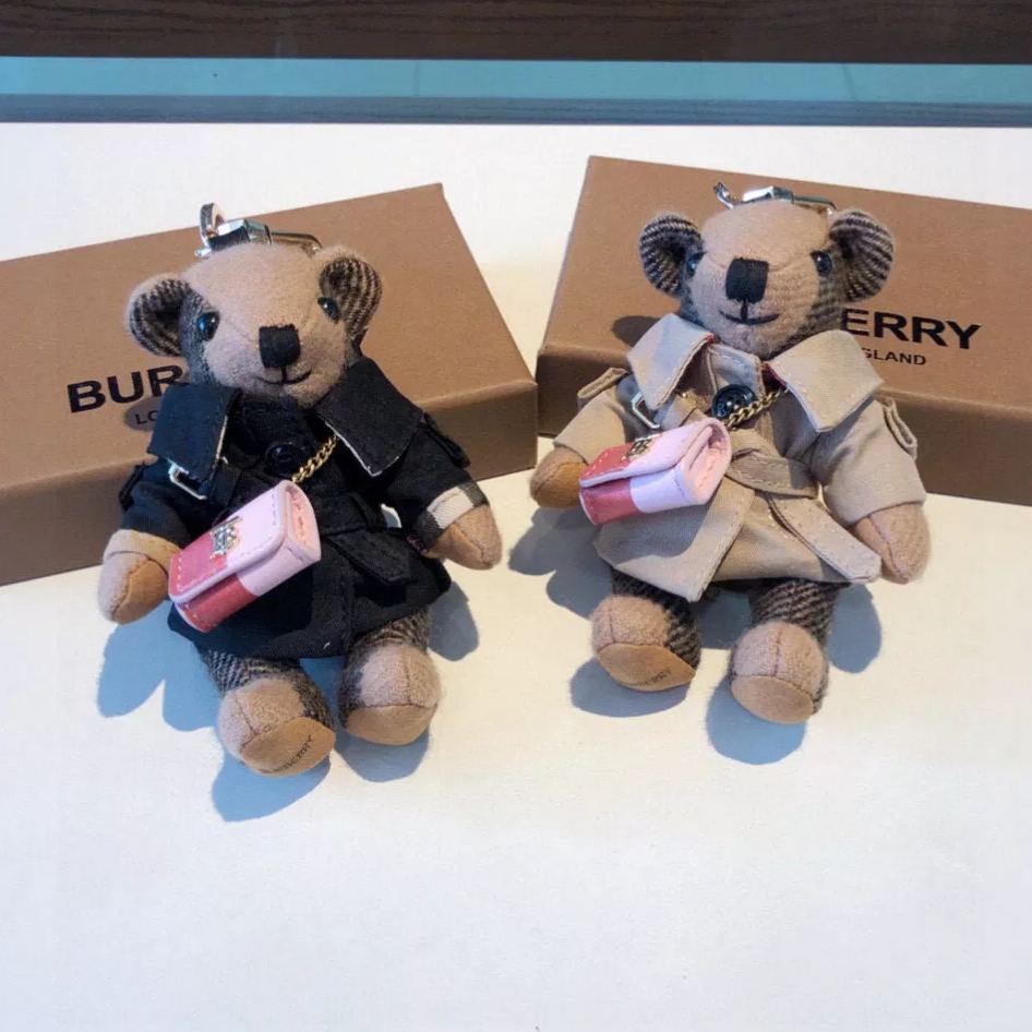 【Burberry】 キーホルダー  可爱い熊チャン 高さ12.5cm -2色