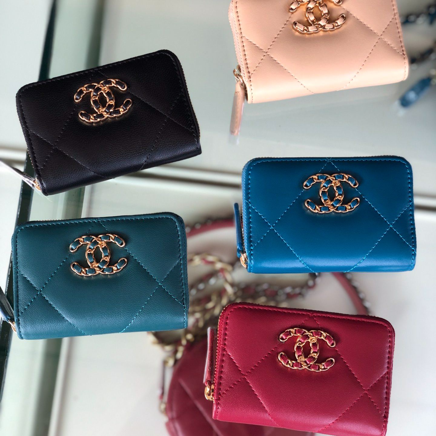 【CHANEL】小銭入れ  11*9.5*1.5cm -5色