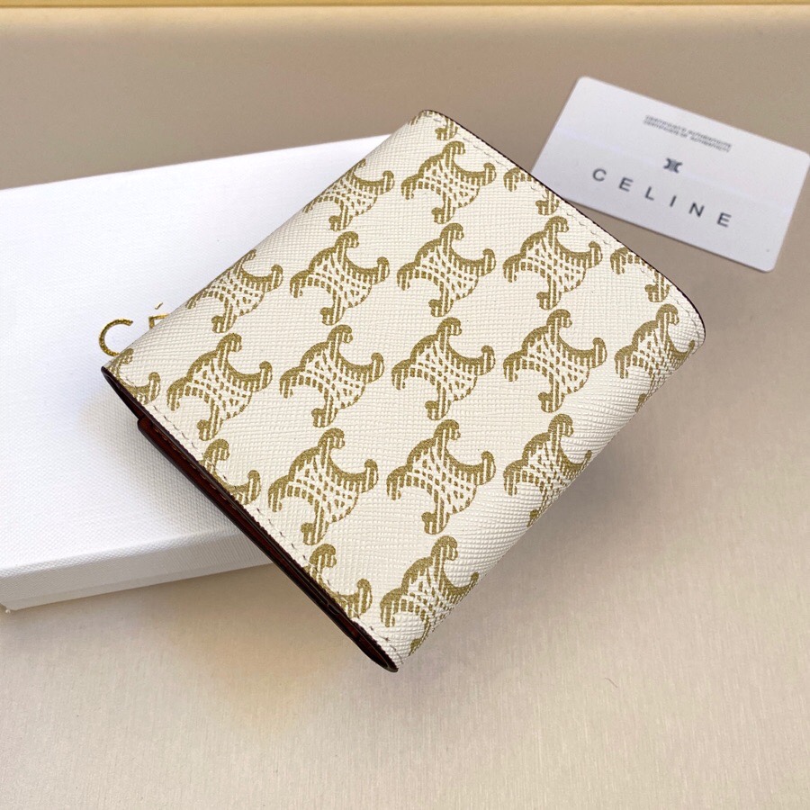 【CELINE】TRIOMPHE CANVAS 11*10*5CM