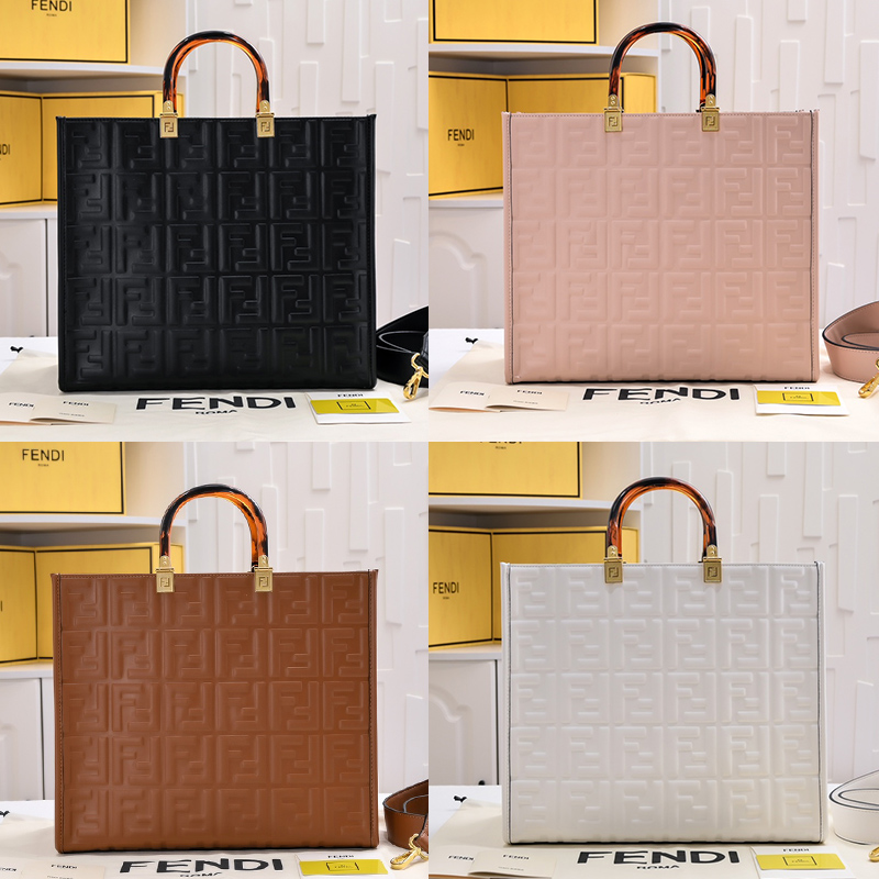 【FENDI】shine tote   サイズ: 35x17x31cm -4色