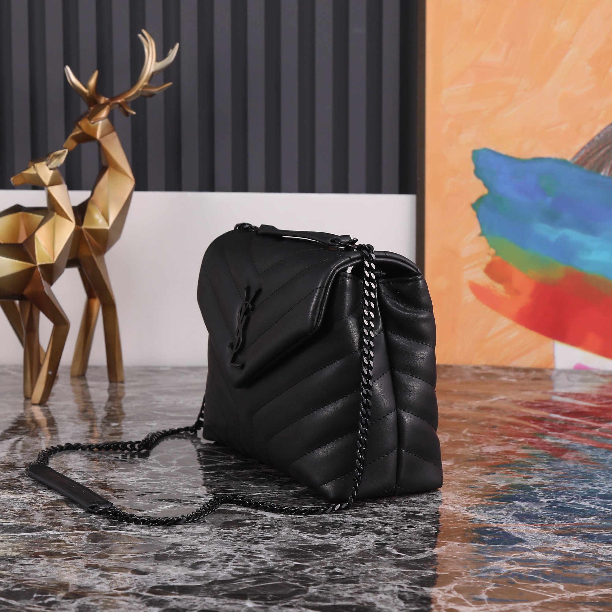 【SAINT LAURENT】  サイズ: 24x15x5cm