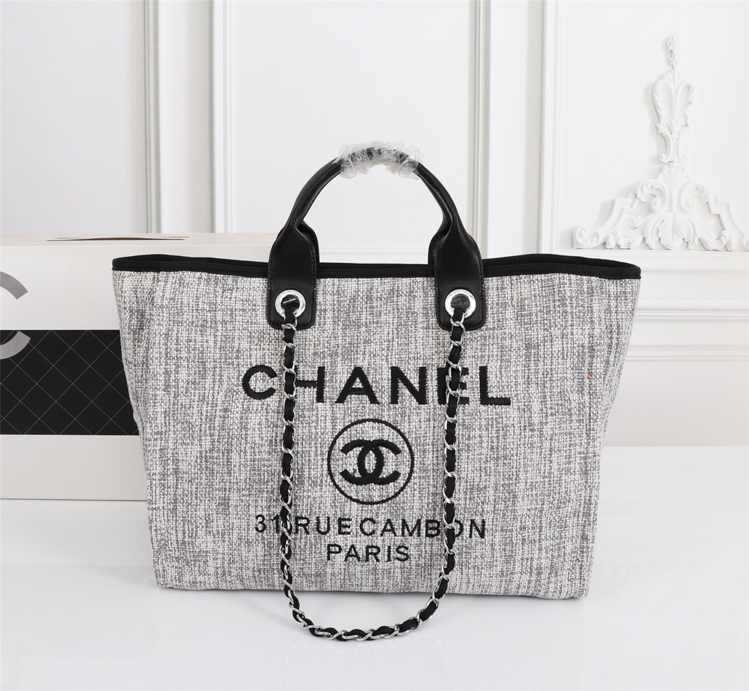 【シャネル】TOTE 38x30x12cm -12色