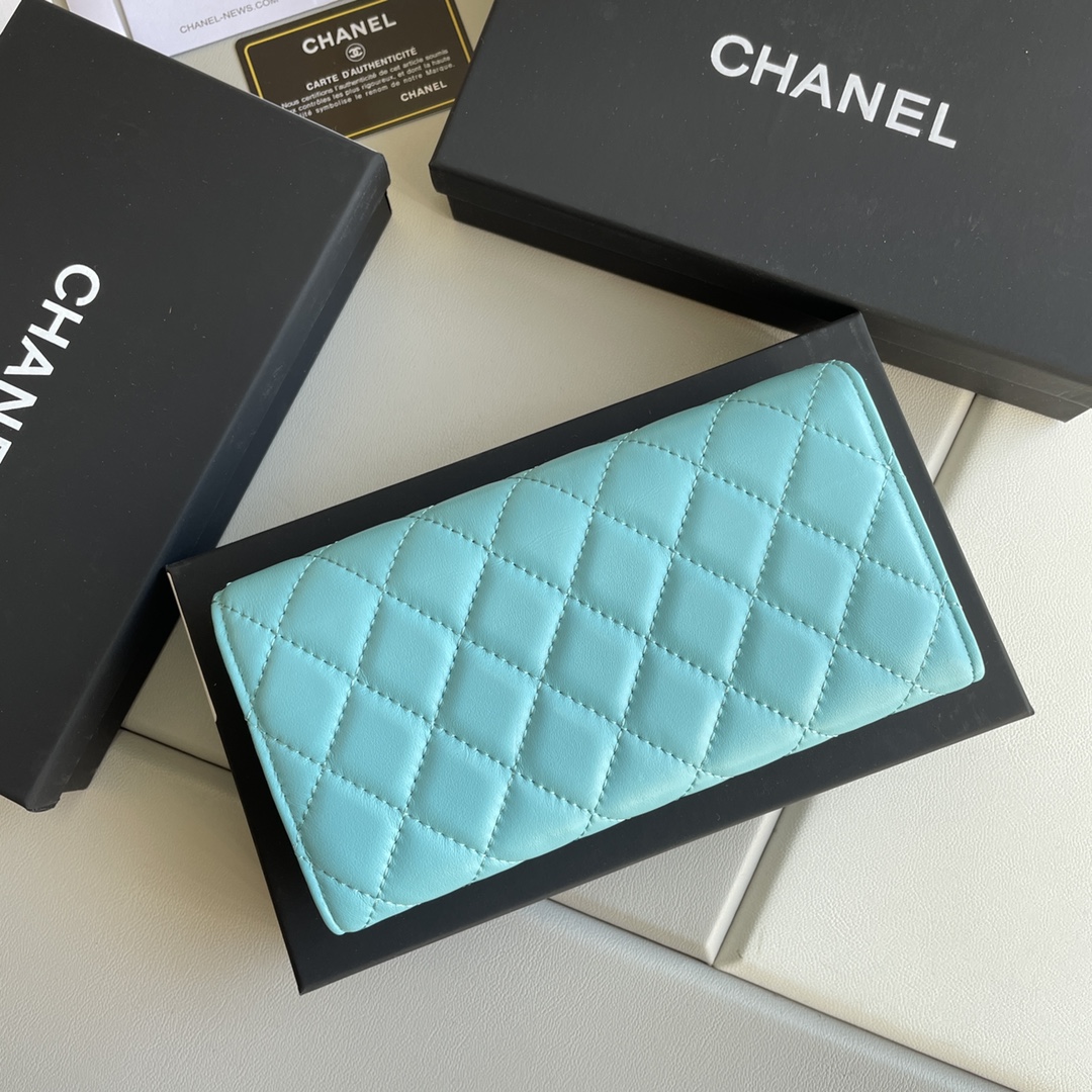 【CHANEL 】二つ折り財布  19*10*2.5CM -4色