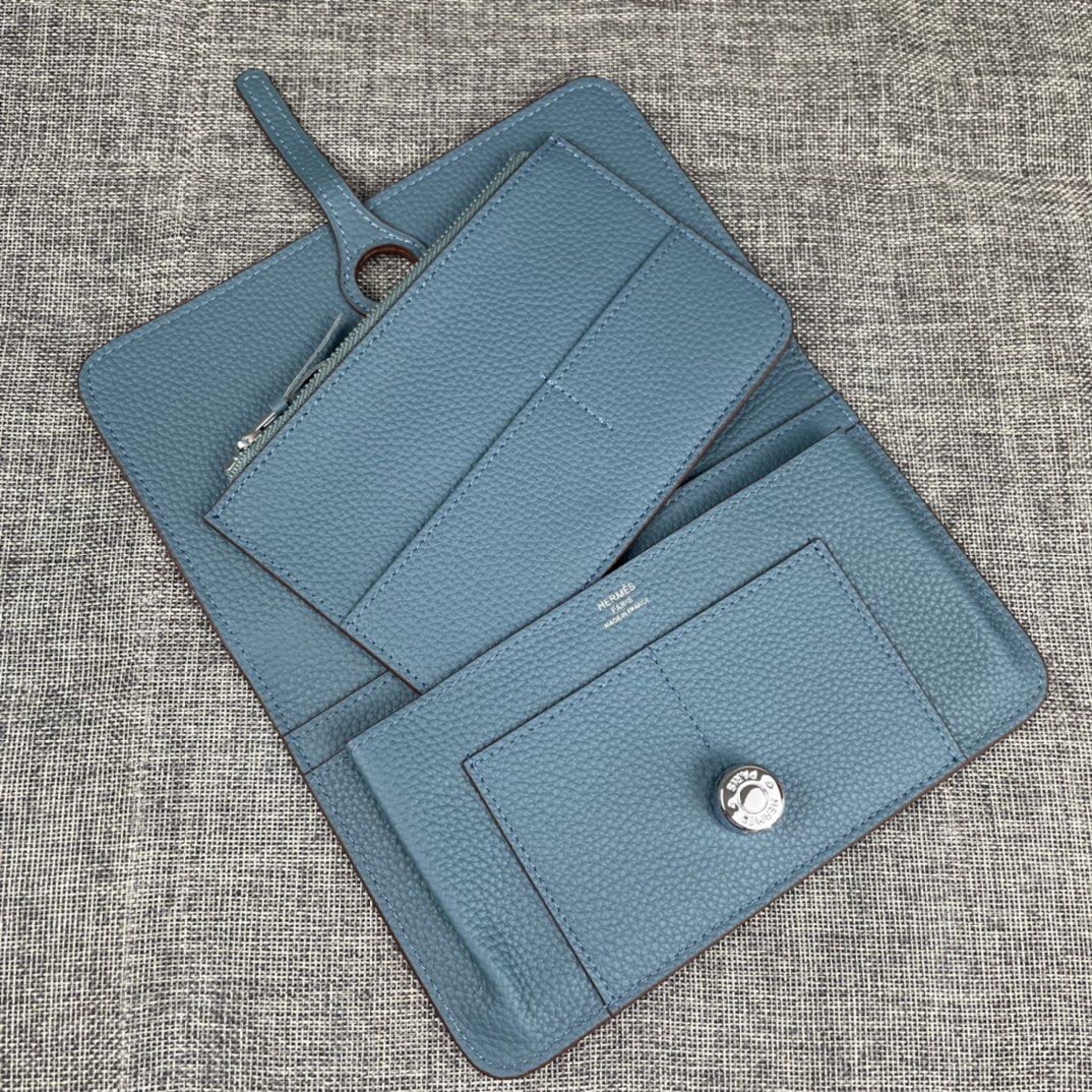 【Hermes 】二つ折り財布  20.1cm*12.5cm -6色