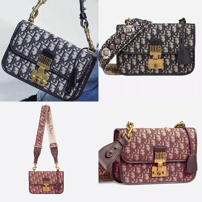 DIOR ディオールレディースバッグヴィンテージオールドフラワーADDICTメッセンジャーバッグメッセンジャーバッグ