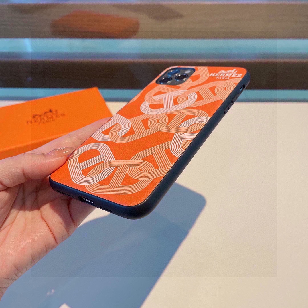 【スマホケース】Hermes 携帯カバー   -2色