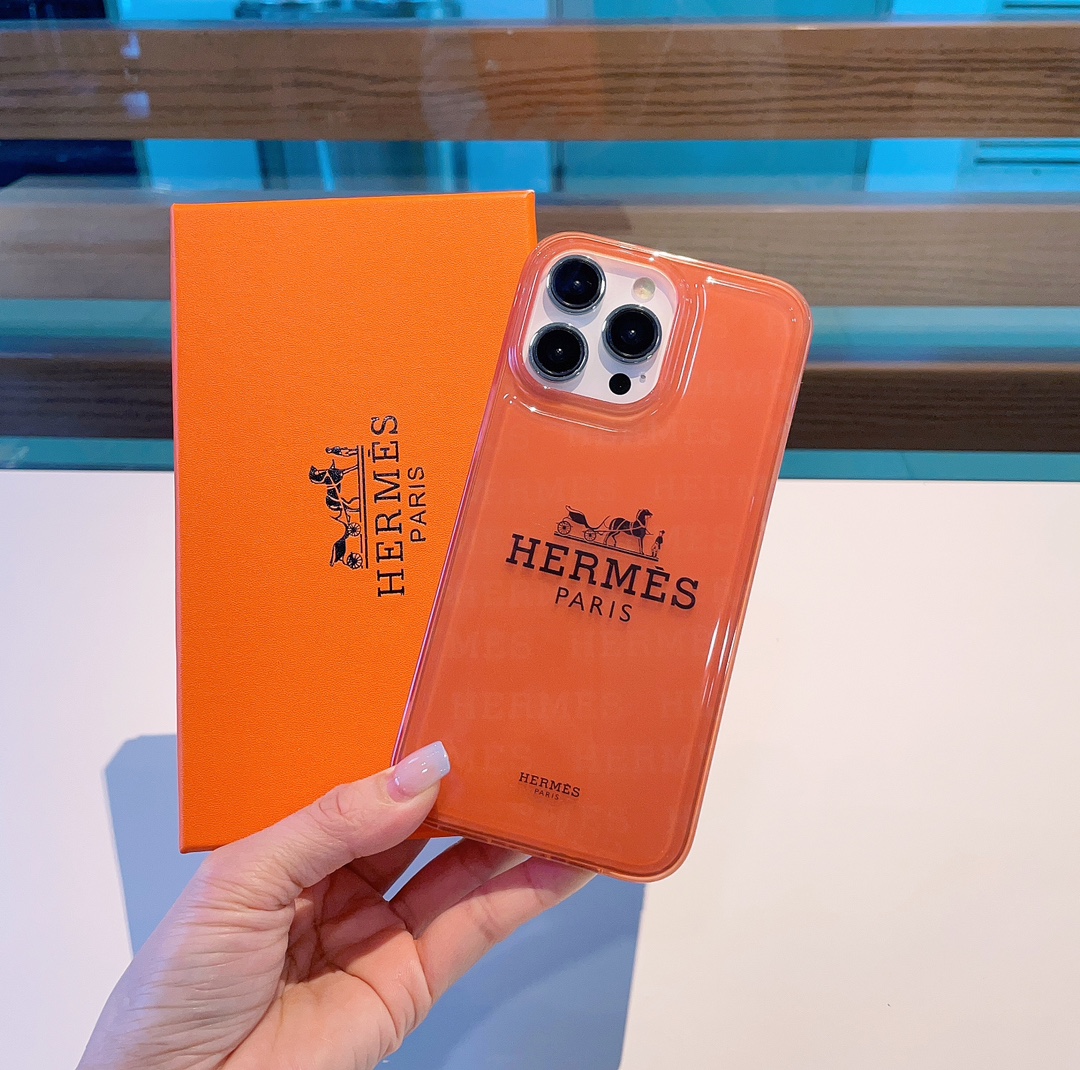 【スマホケース】HERMES 携帯カバー