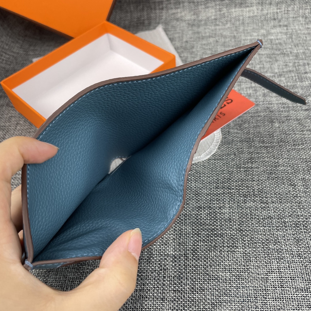 【Hermes 】二つ折り財布  10*12CM  -6色