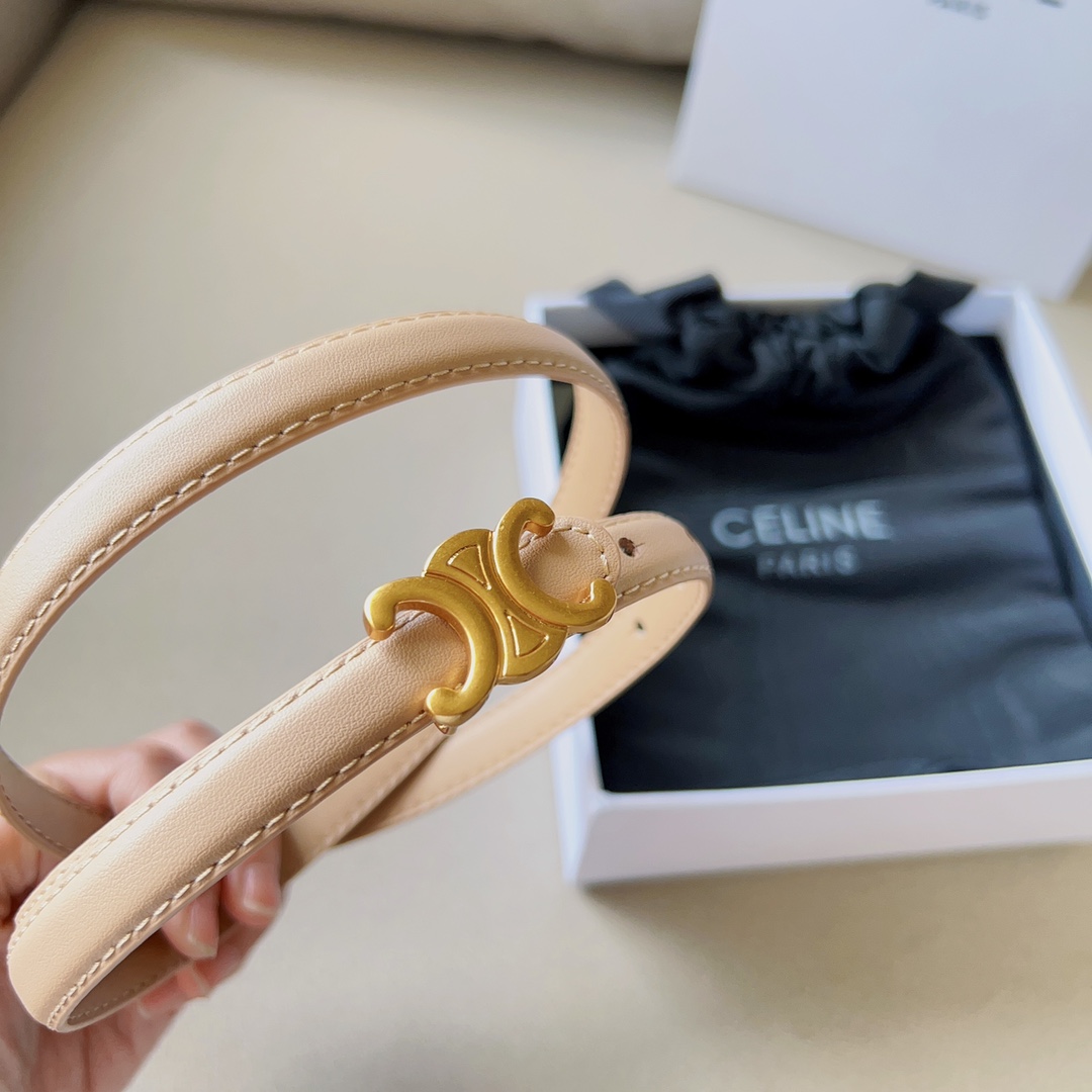 【Celine】 レディース  幅：3.5CM 長：95-115CM  -7色
