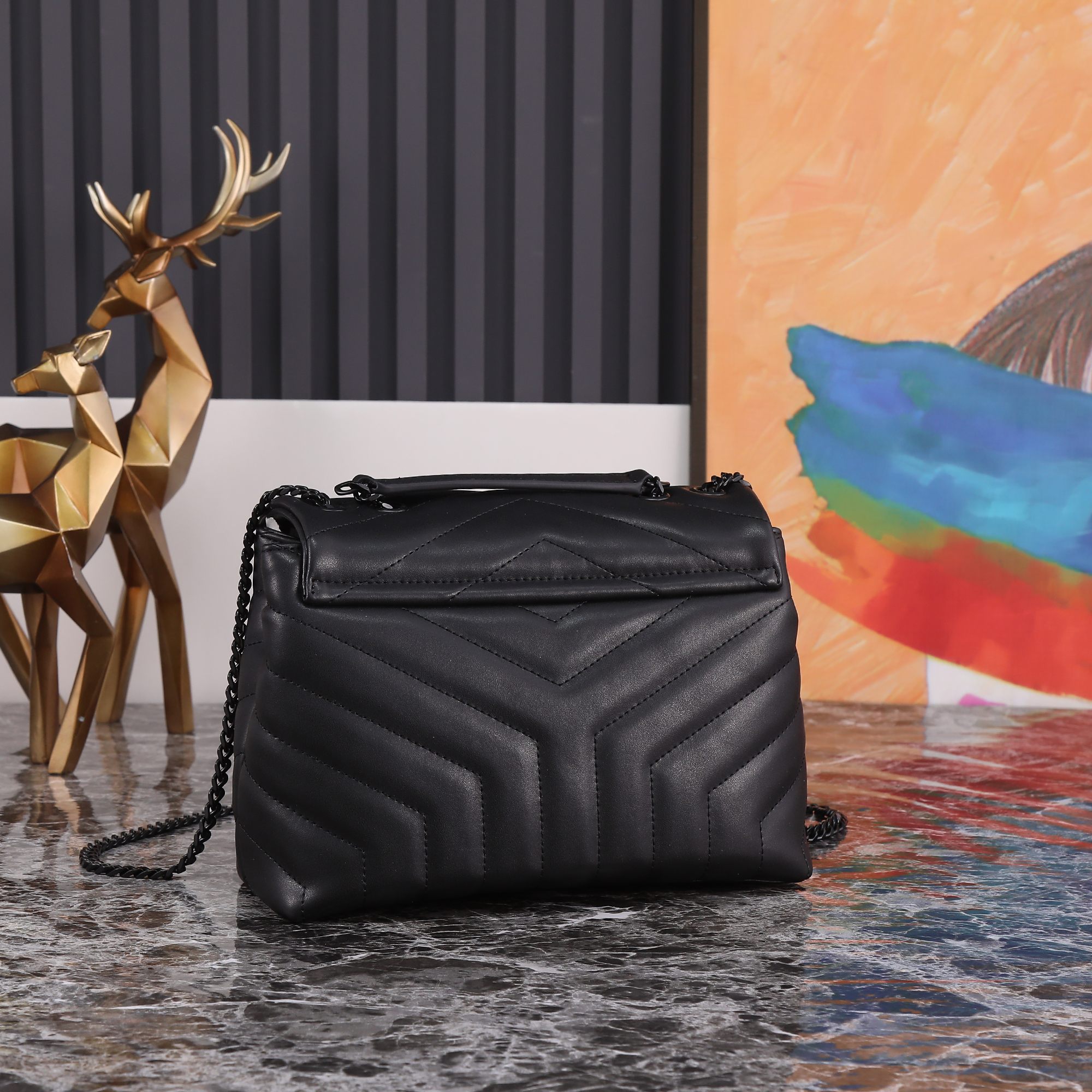 【SAINT LAURENT】  サイズ: 24x15x5cm