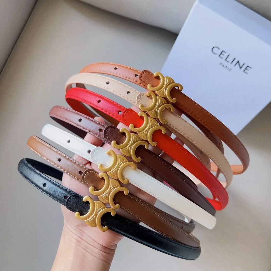 【Celine】 レディース  幅：3.5CM 長：95-115CM  -7色