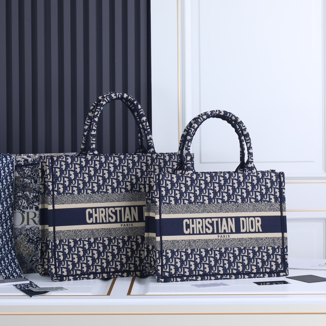 【DIOR】BOOK TOTE  -26.5x21x14CM -36x20x15cm-4色