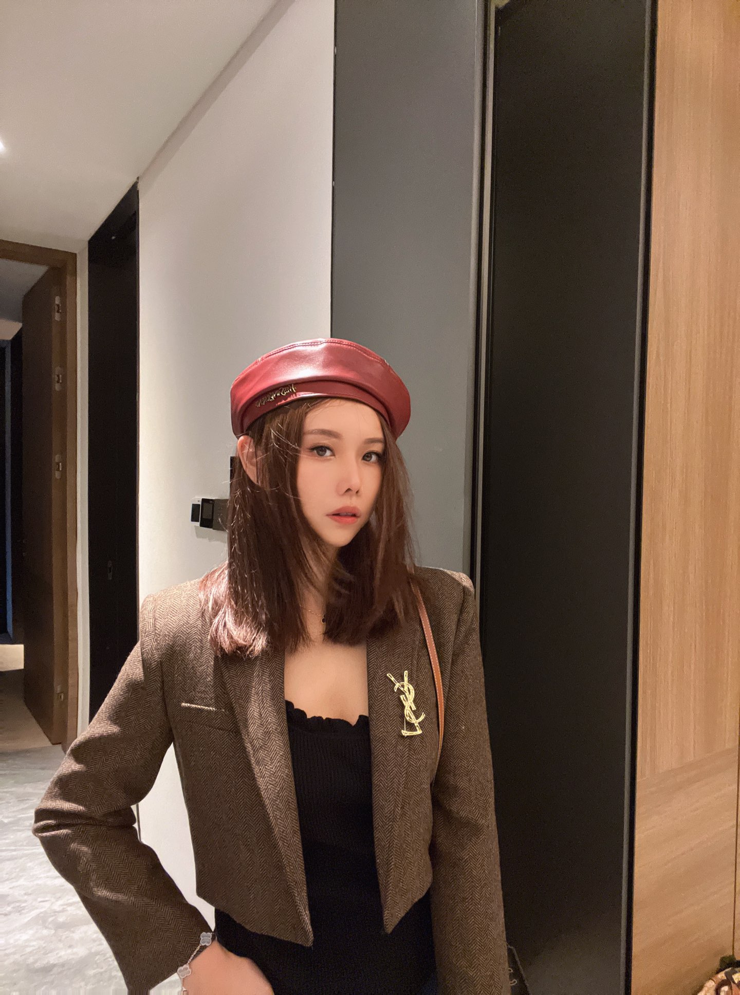 【キャップ 】Yves Saint laurent  -4色
