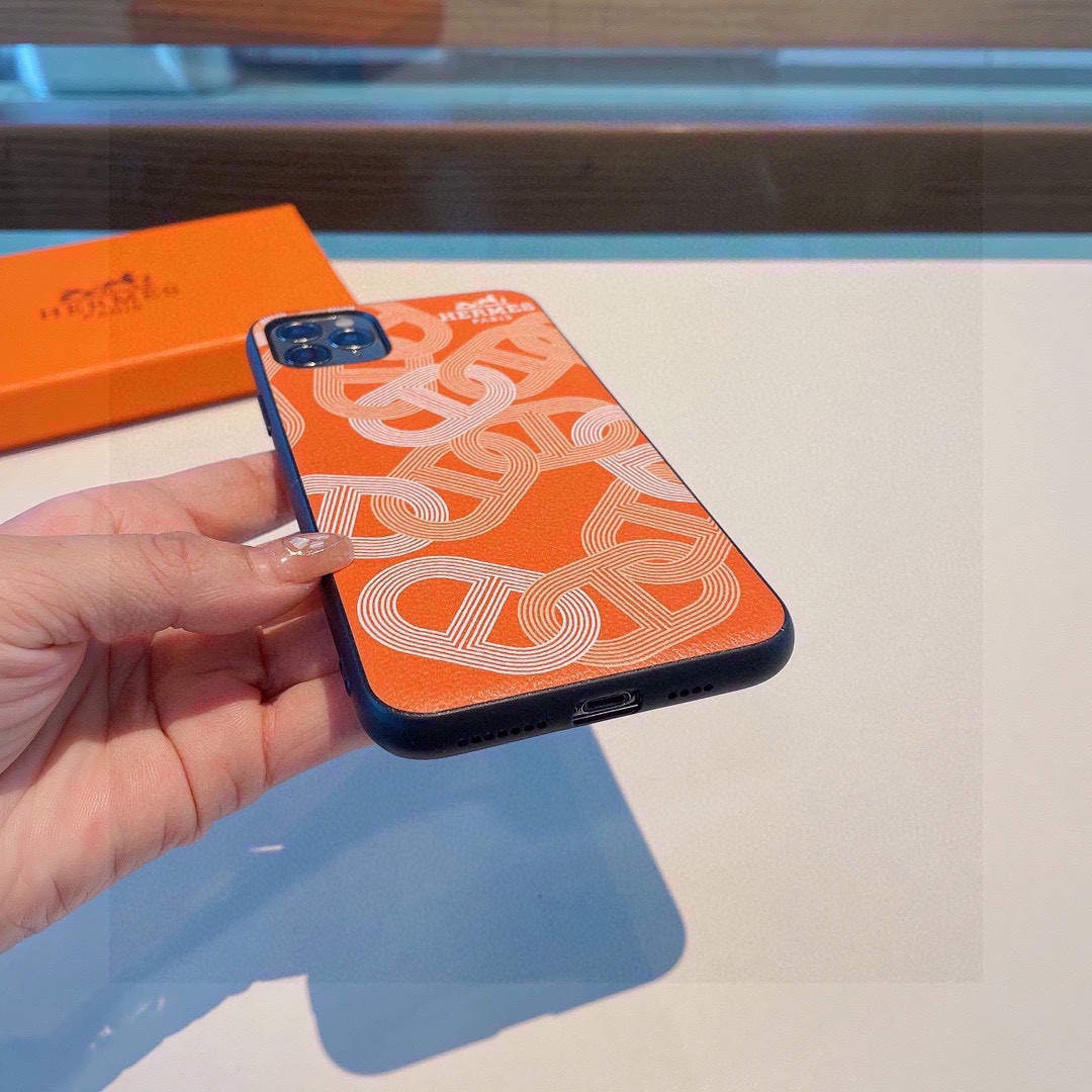 【スマホケース】Hermes 携帯カバー   -2色